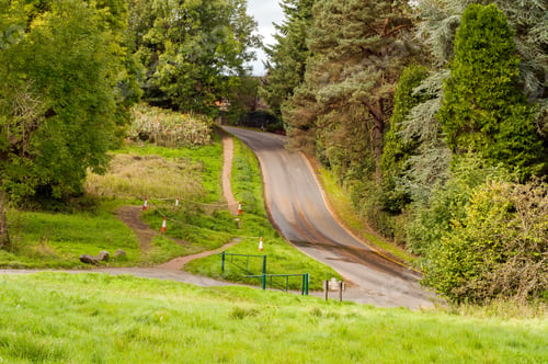 Preview: Lush Landscape Along The Malvern Hills In The British Countryside.