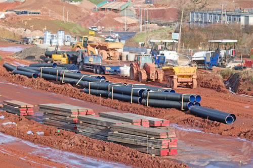 Preview: Equipment On A Road Construction Site