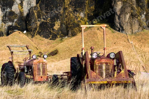 Preview: Landscape In The Countryside In Iceland Between Vik And Jokulsarlon