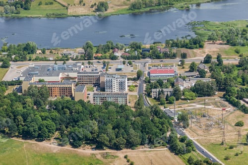 Preview: Aerial View Over The Residential Area