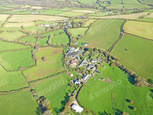 Preview: Aerial View Of Fields In Devon