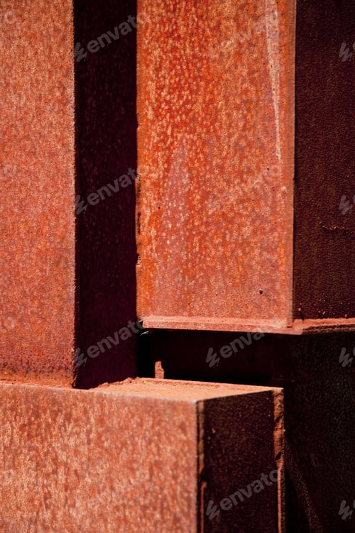Preview: Industrial Scene With Rusty Steel