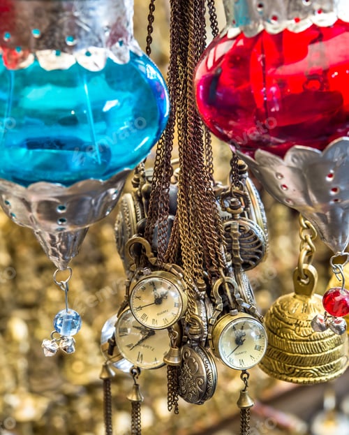 Preview: Indian Souvenirs On The Display At The Market Of Mumbai.