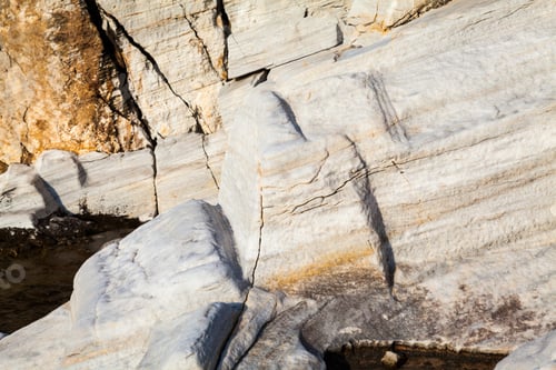 Preview: Aegean Seashore And Marble Rocks In Aliki, Thassos Island, Greece