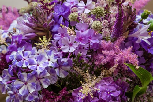 Preview: Flower Arrangement Of Perennial Blooming Plants