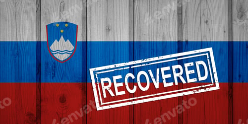 Preview: Flag Of Slovenia That Survived Or Recovered From The Infections Of Corona Virus Epidemic Or