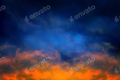 Preview: Dark And Dramatic Storm Clouds Area Background