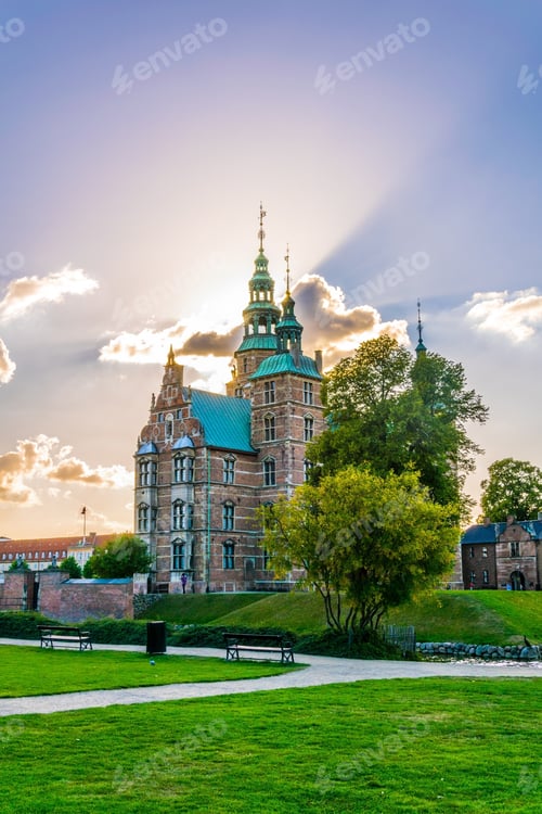 Preview: Rosenborg Slot Castle In The Danish Capital Copenhagen.