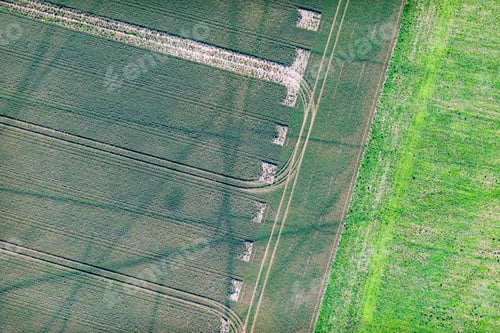 Preview: Aerial View Over The Ryral Fields
