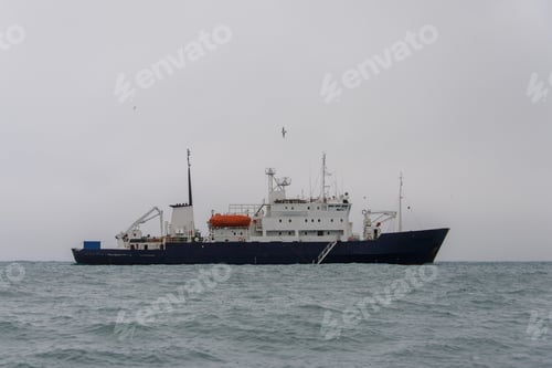 Preview: Expedition Ship In Antarctic Sea