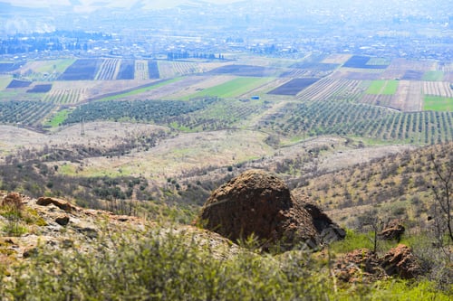 Preview: Scenic Landscape With Settlements, Armenia-Georgia Border
