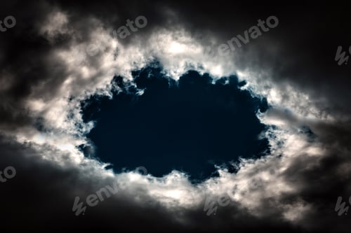 Preview: Hole In The Dark And Dramatic Storm Clouds