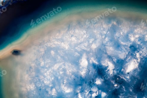 Preview: Agate And Quartz Slice - Beautiful Texture