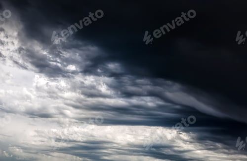 Preview: Dark And Dramatic Storm Clouds Area Background