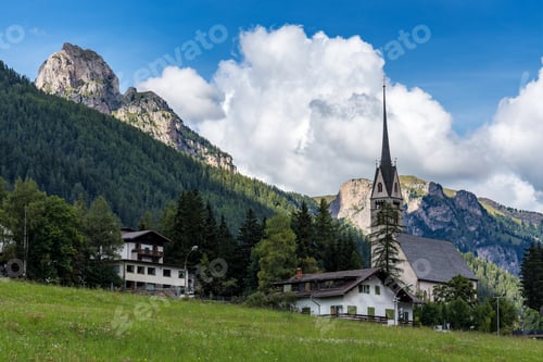 Preview: Views Of The Val Di Fassa, Trento, Trentino Alto Adige, Italy