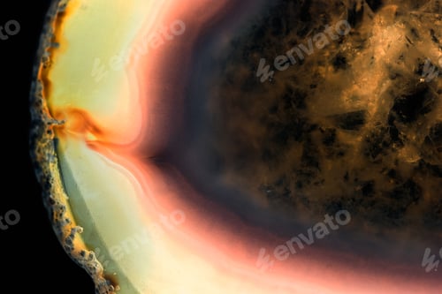 Preview: Agate And Quartz Slice - Beautiful Texture