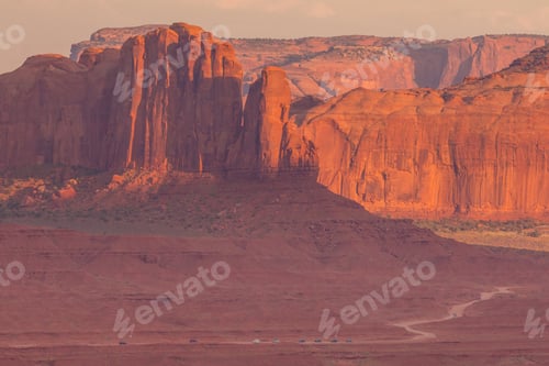 Preview: View On Formations In Navajo Park Of Monument Valley. Arizona, Usa