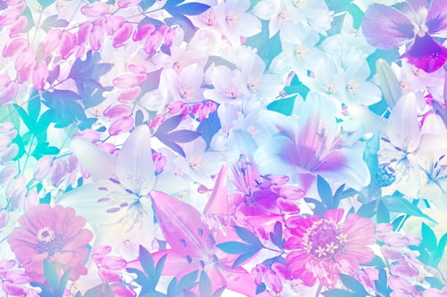 Preview: Floral Background Of Colorful Flowers. Colorful Flowers.