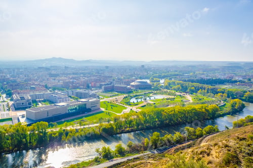 Preview: Aerial View Of The Spanish City Logrono