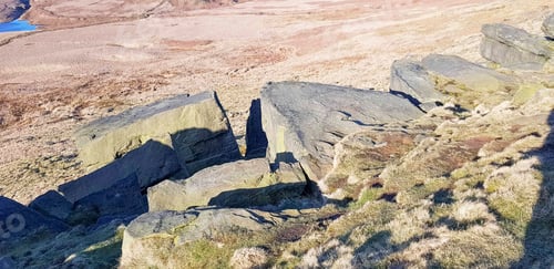 Preview: Buckstone Edge, Marsden Moor, Kirklees, West Yorkshire, Uk