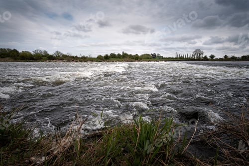 Preview: Turbulent River Weir Scene Example