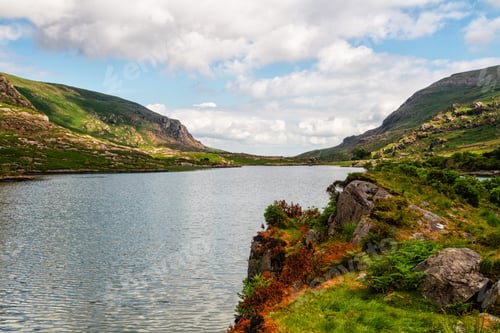 Preview: Irish Landscape As Gap Of Dunloe In Killarney National Park, Kerry, Ireland