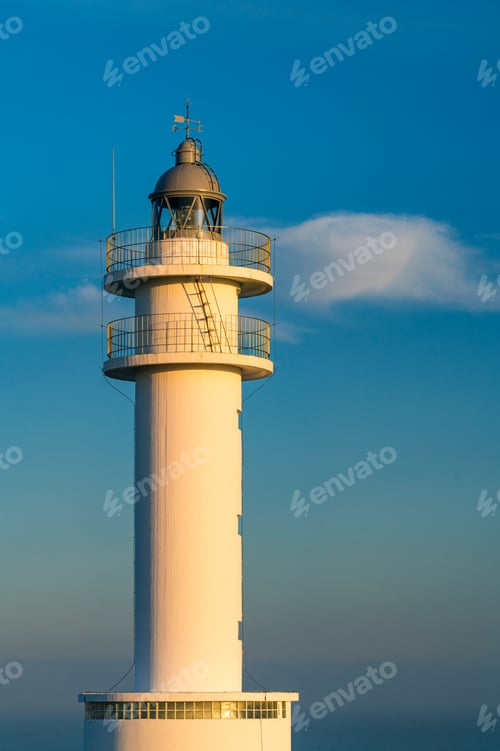 Preview: Ajo Lighthouse In Ajo Village By The Cantabrian Sea In Cantabria Autonomous Community Of Spain