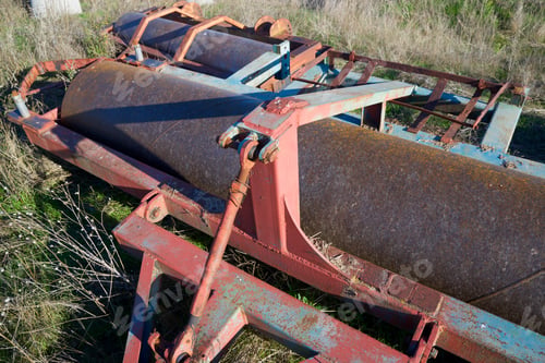 Preview: Close-Up Of A Farm Implement In The Field.