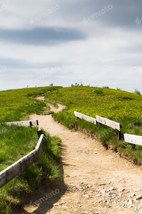 Preview: Bieszczady National Park. Mountains In Eastern Poland Are Part Of Carpathian And Beskidy Range.