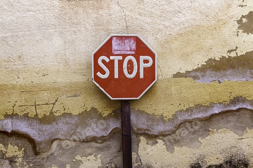 Preview: Traffic Stop Sign For Vehicles, Information Signal Detail, Obligation