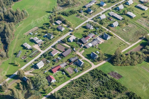 Preview: Aerial View Over The Residential Area