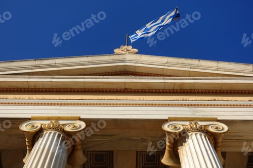 Preview: Photo From Iconic Neoclassic Building Of University Of Athens, Athens Historic Center, Attica