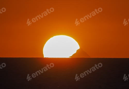 Preview: Sunset Looking Out Towards Venezuela Views Around Curacao A Small Island In The Caribbean
