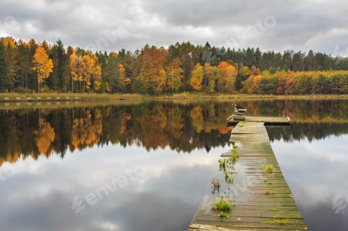 Preview: Autumn Colors On The Lake, Poland