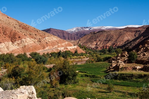 Preview: The Atlas Mountains Near Kasbah Ait Ben Haddou, Morocco