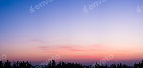 Preview: Landscape With Dramatic Light - Beautiful Golden Sunset With Saturated Sky And Clouds.
