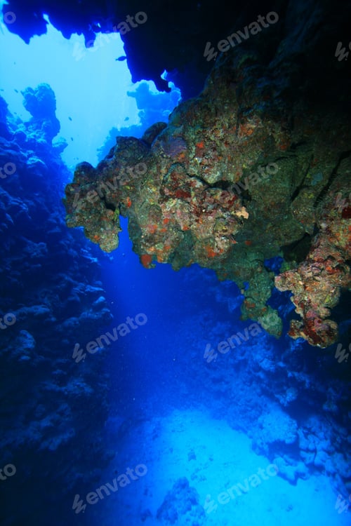 Preview: View Of The Canyon Divesite In Dahab, Egypt