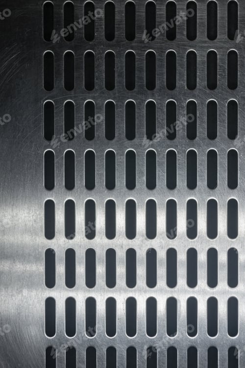 Preview: Stainless Steel Grating With Oblong Holes