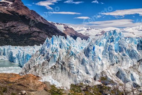Preview: Perito Moreno Glacier In Patagonia, Argentina. Los Glaciares National Park In The Santa Cruz