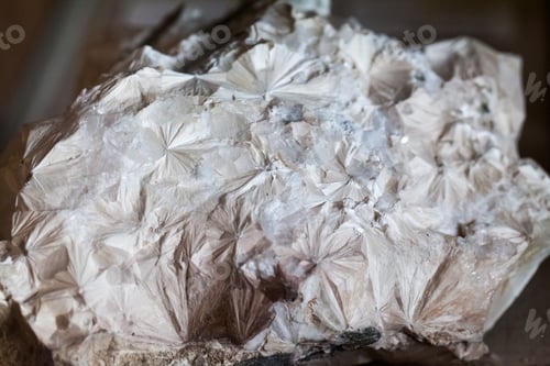 Preview: Beautiful Crystals, Minerals And Stones - Colors And Textures. Image Has Grain Texture Visible On