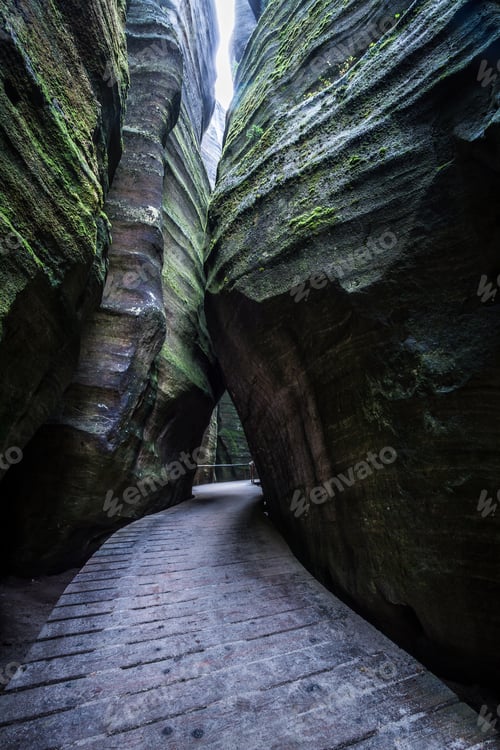 Preview: National Park Of Adrspach-Teplice Rocks. Rock Town. Czech Republic