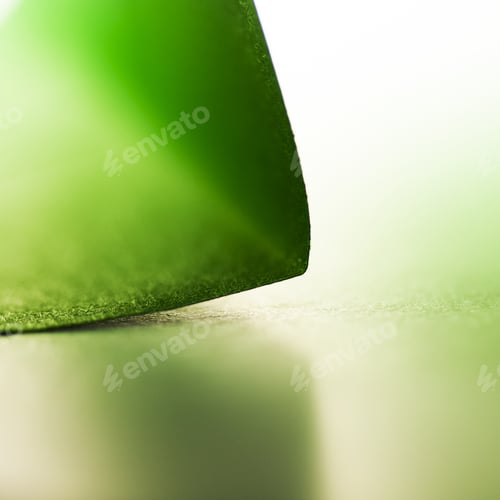 Preview: Macro, Abstract, Background Picture Of A Green Paper On Paper Background