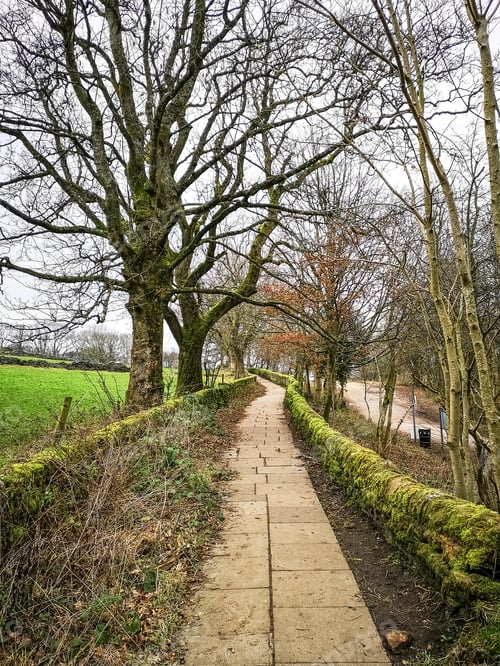 Preview: Pedestrian Paths, Haworth, West Yorkshire, Uk