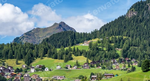Preview: Europe, Italy, Alps, Dolomites, Veneto, Belluno, Selva Di Cadore, View From Colle Santa Lucia