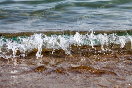 Preview: Wave And Sand Closeup