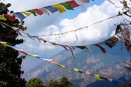 Preview: Panoramic Views On A Popular Tourist Destination Trail In Nepal - Annapurna Circuit Trail. Way To