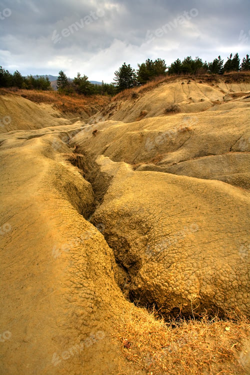 Preview: Dramatic Landscape Of Muddy Volcanoes In Romania