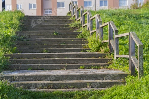 Preview: Wooden Stairs.
