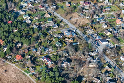 Preview: Aerial View Over The Village Ragaciems (Latvia)