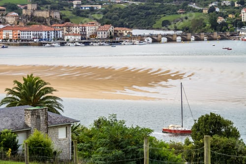 Preview: Beautiful Landscape In San Vincente De La Barquera In Spain